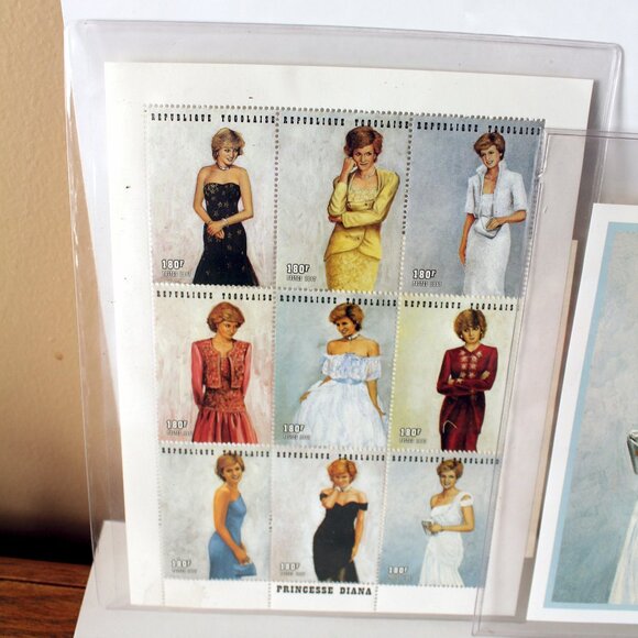 Princess Diana Stamps Single & Block of 9 Togo Issue - Picture 3 of 6